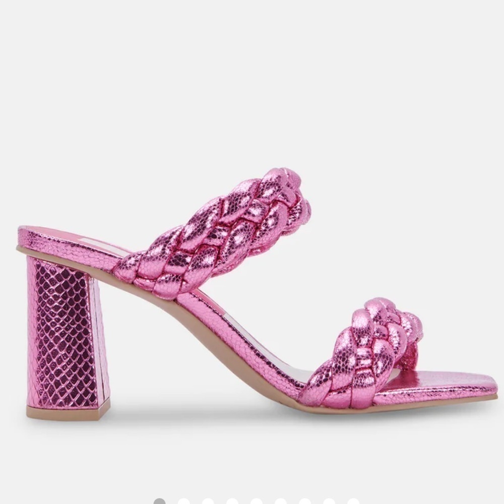 Dolce Vita Pink Braided Heels